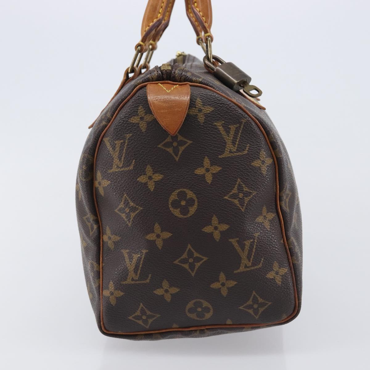 LOUIS VUITTON Monogram Speedy 25 Hand Bag M41528 LV Auth 208751A