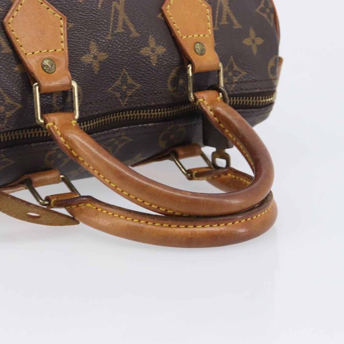 LOUIS VUITTON Monogram Speedy 25 Hand Bag M41528 LV Auth 208751A