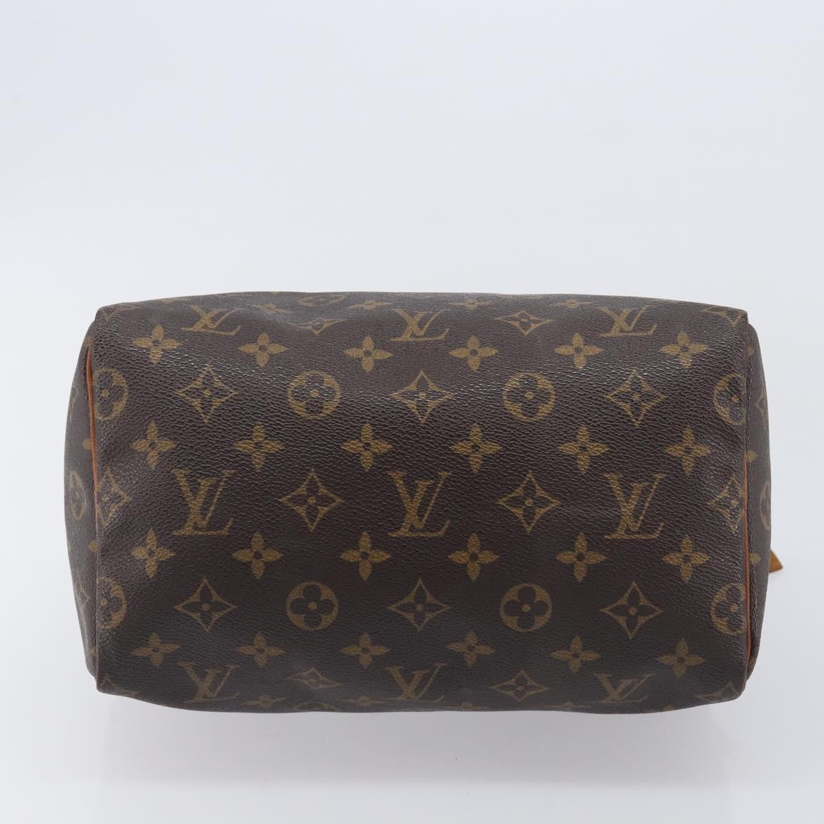LOUIS VUITTON Monogram Speedy 25 Hand Bag M41528 LV Auth 208751A