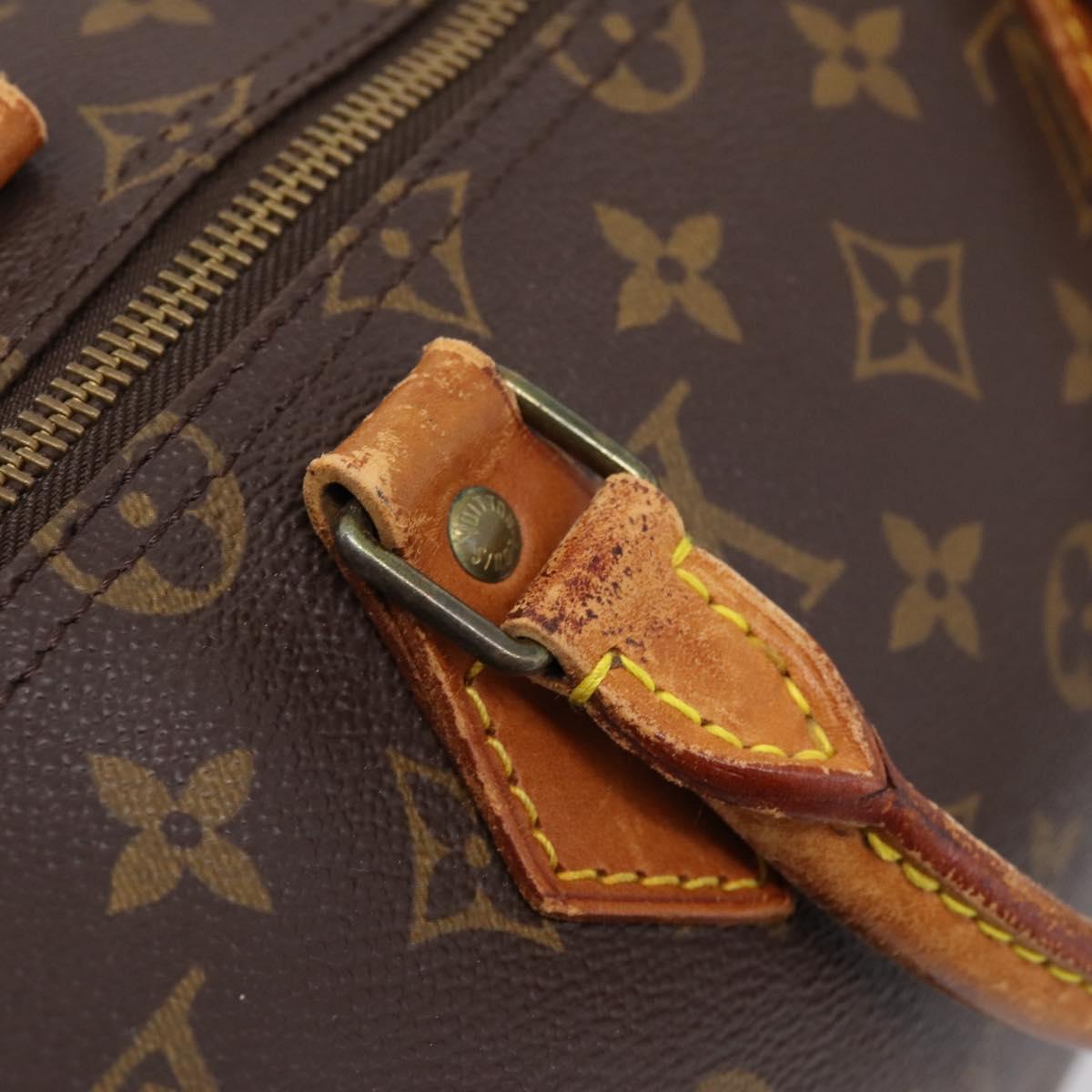 LOUIS VUITTON Monogram Speedy 35 Hand Bag M41524 LV Auth 208760