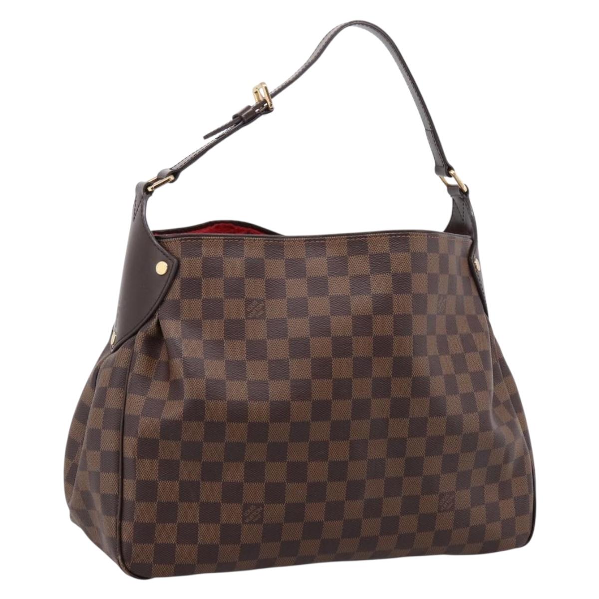 LOUIS VUITTON Damier Ebene Regia Tote Bag N63542 LV Auth 208761