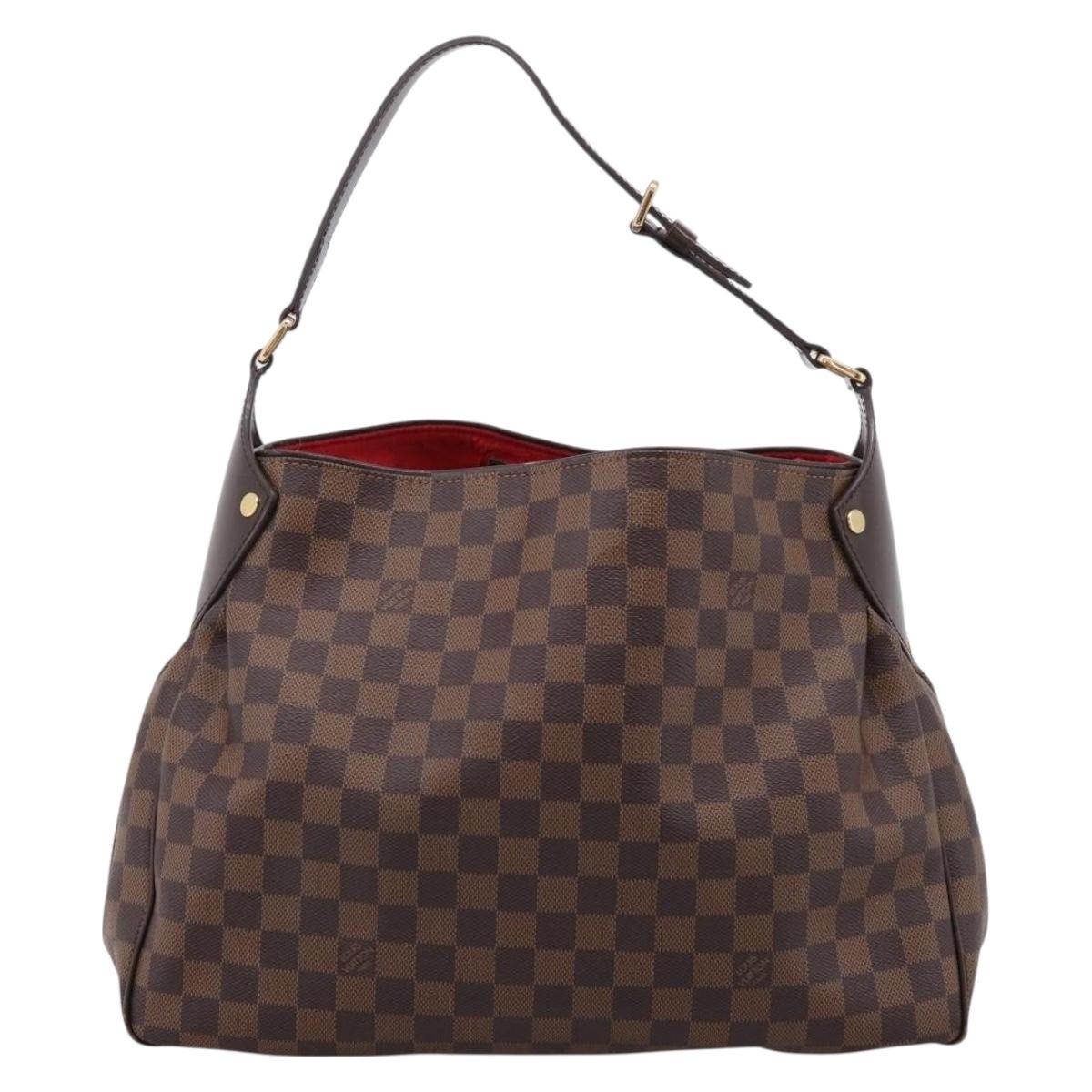 LOUIS VUITTON Damier Ebene Regia Tote Bag N63542 LV Auth 208761