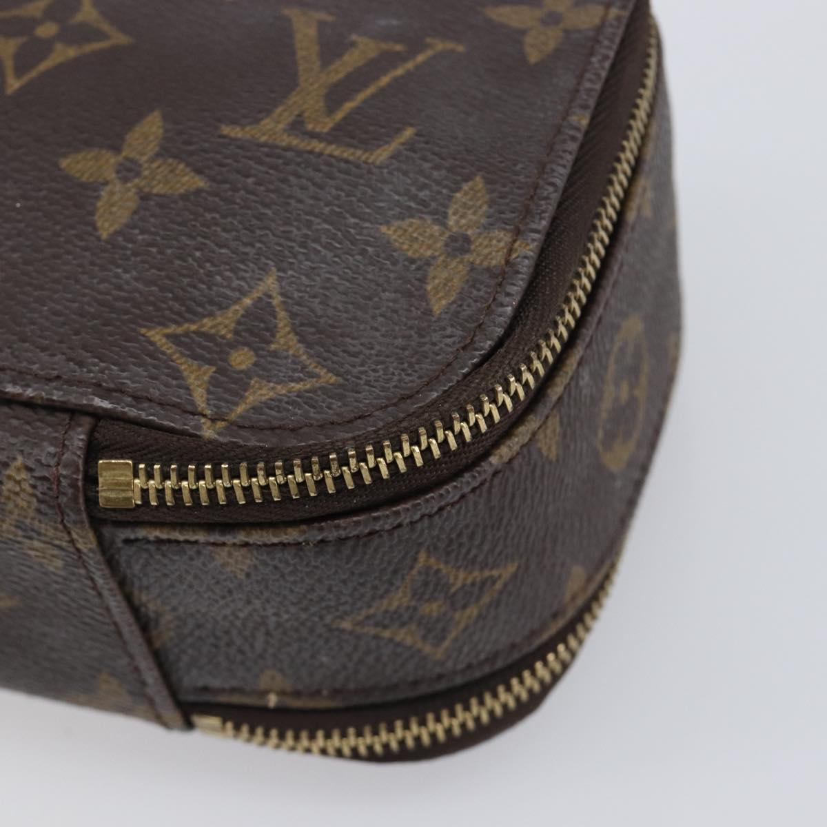 LOUIS VUITTON Monogram Trousse Brush MG Cosmetic Pouch M47505 LV Auth 208767