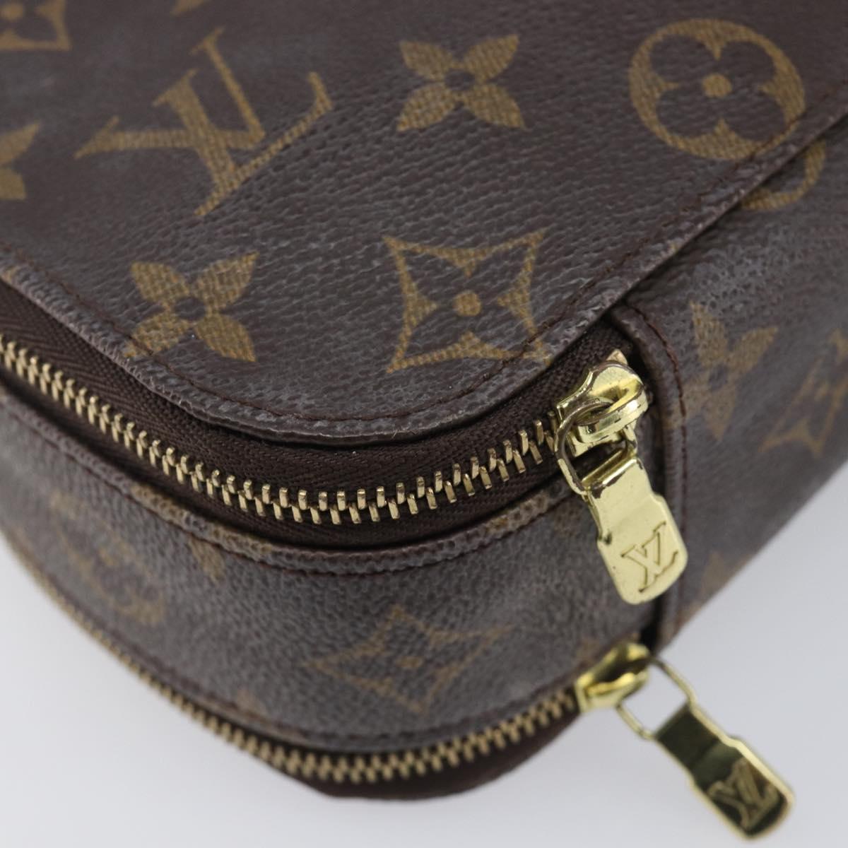 LOUIS VUITTON Monogram Trousse Brush MG Cosmetic Pouch M47505 LV Auth 208767