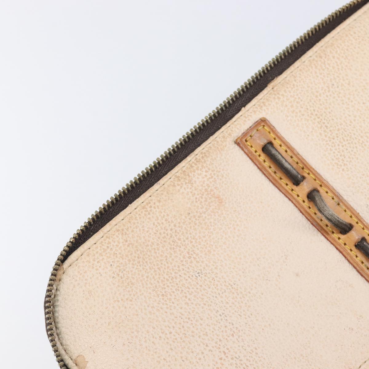 LOUIS VUITTON Monogram Trousse Brush MG Cosmetic Pouch M47505 LV Auth 208767