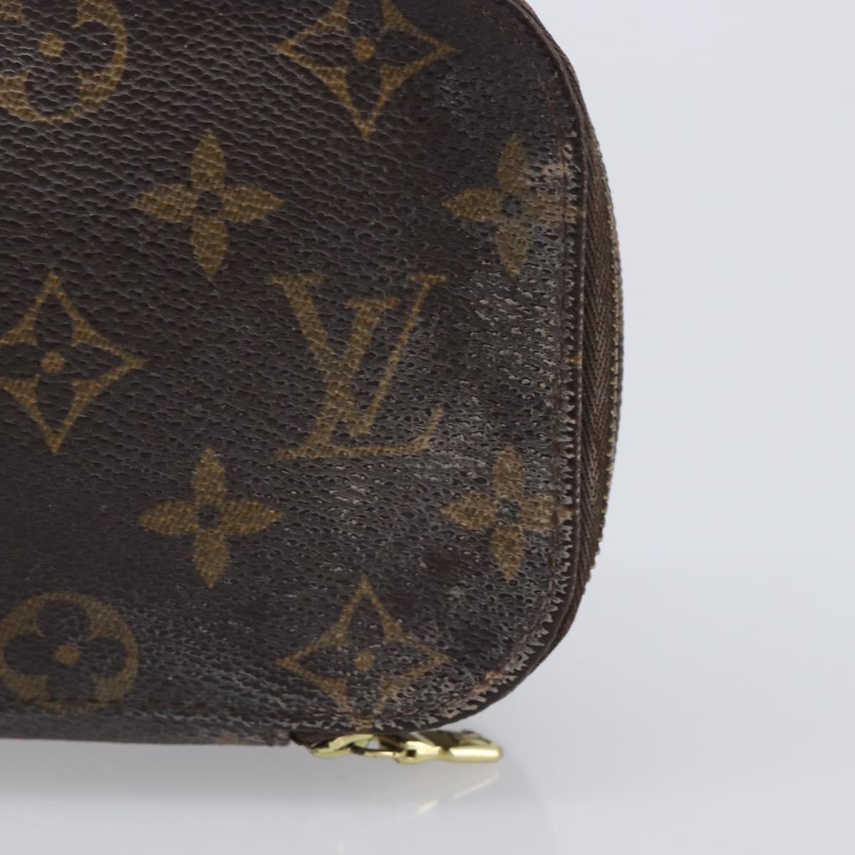 LOUIS VUITTON Monogram Trousse Brush MG Cosmetic Pouch M47505 LV Auth 208767