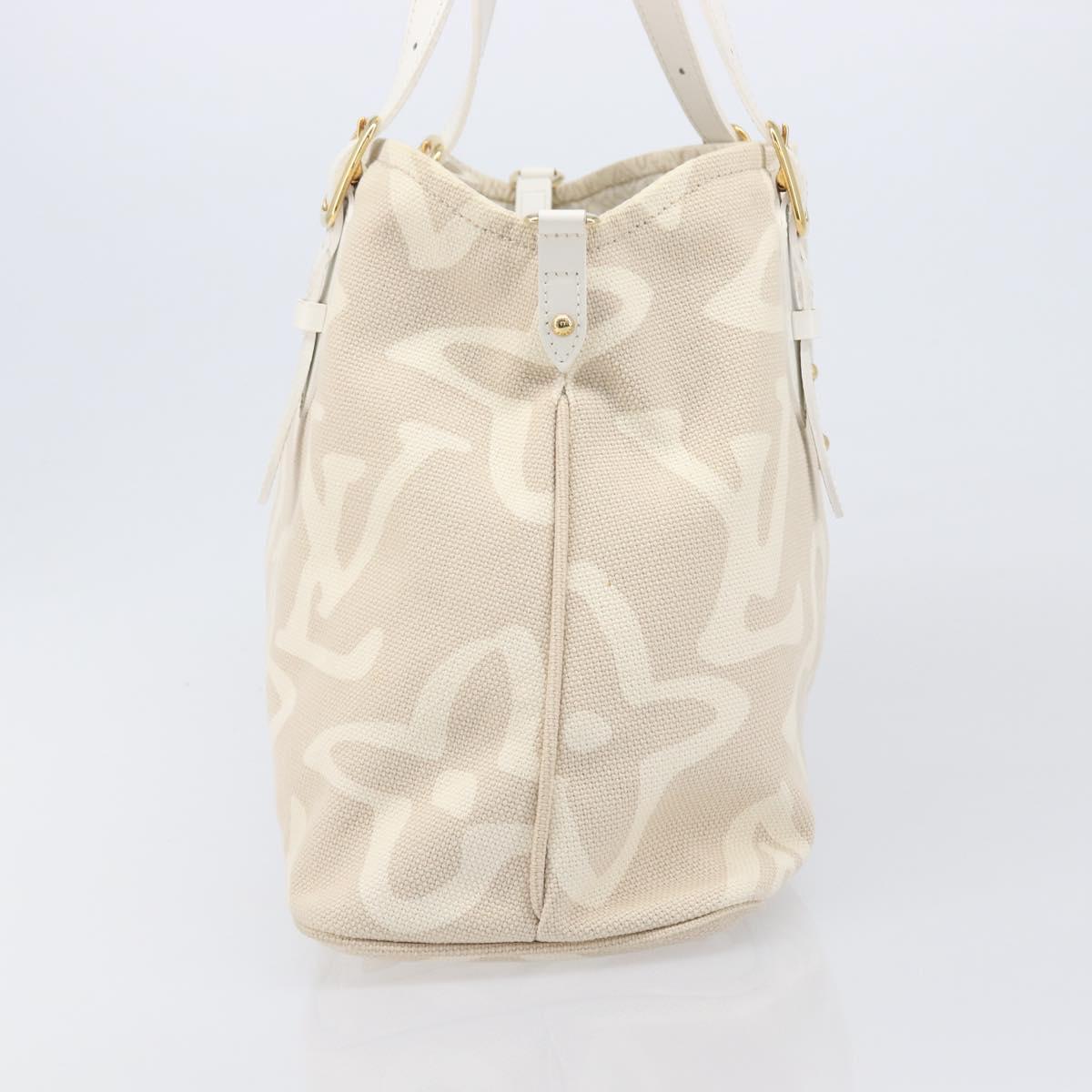 LOUIS VUITTON Cruise Line Taicienne PM Tote Bag Canvas Sabre M95674 Auth 208784V