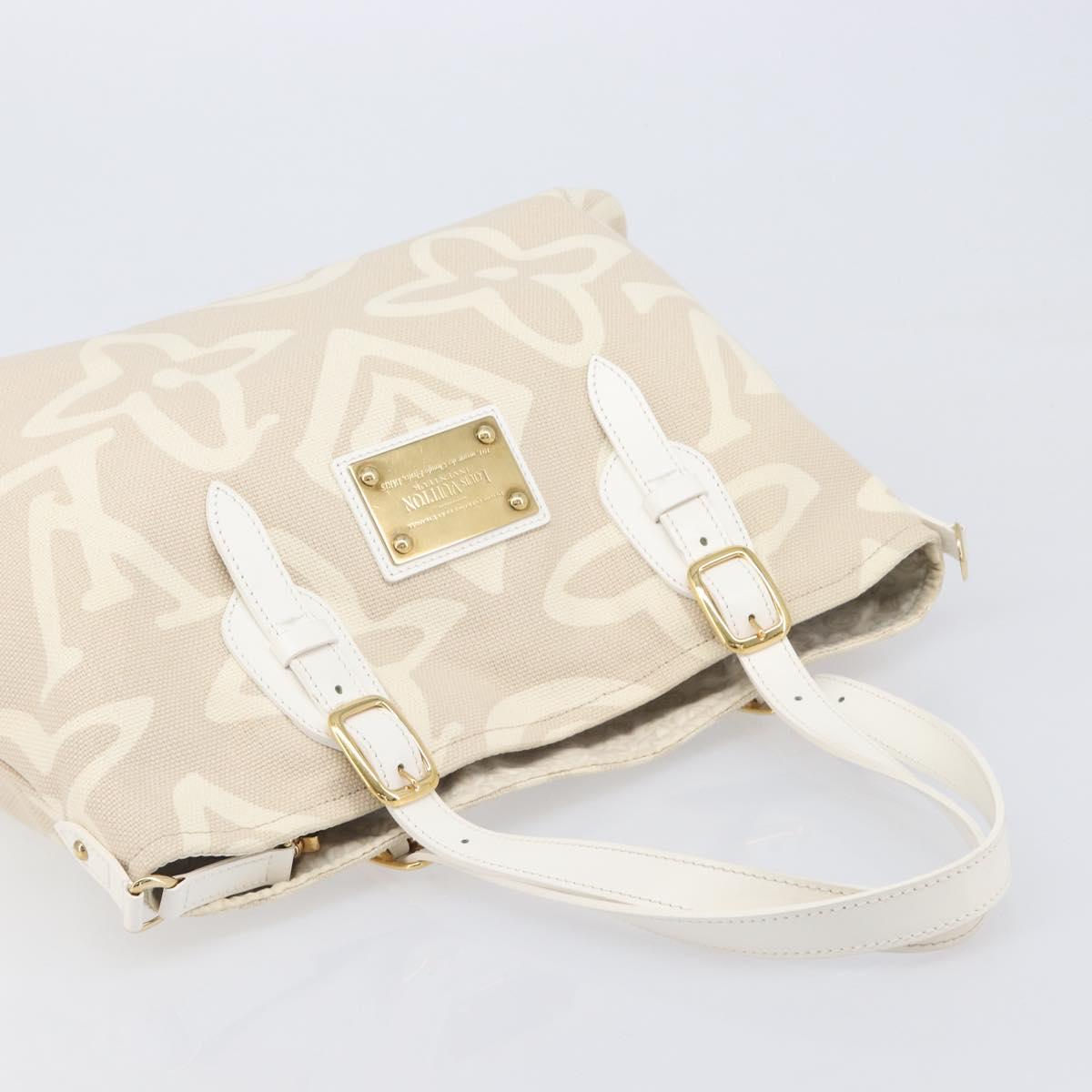 LOUIS VUITTON Cruise Line Taicienne PM Tote Bag Canvas Sabre M95674 Auth 208784V