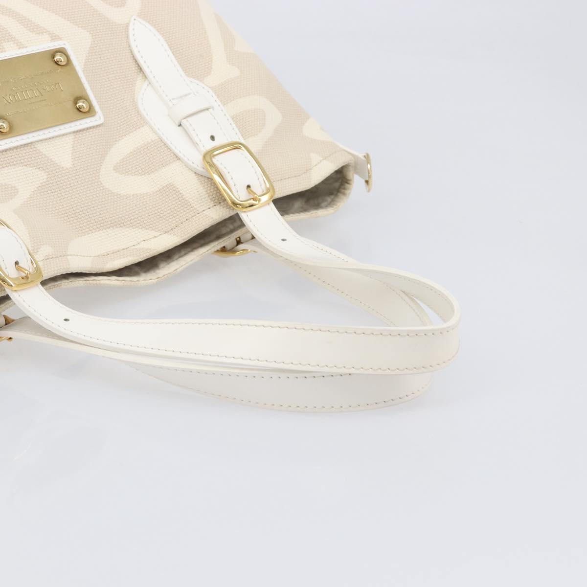 LOUIS VUITTON Cruise Line Taicienne PM Tote Bag Canvas Sabre M95674 Auth 208784V