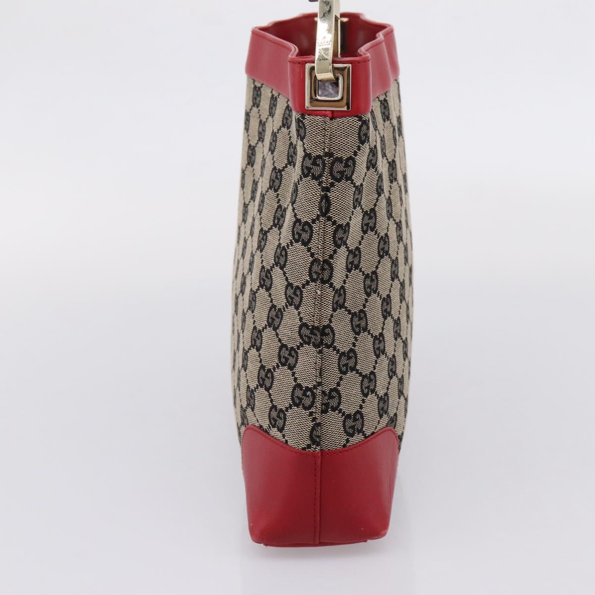 GUCCI GG Canvas Shoulder Bag Beige Gold 001 4231 Auth 208787A