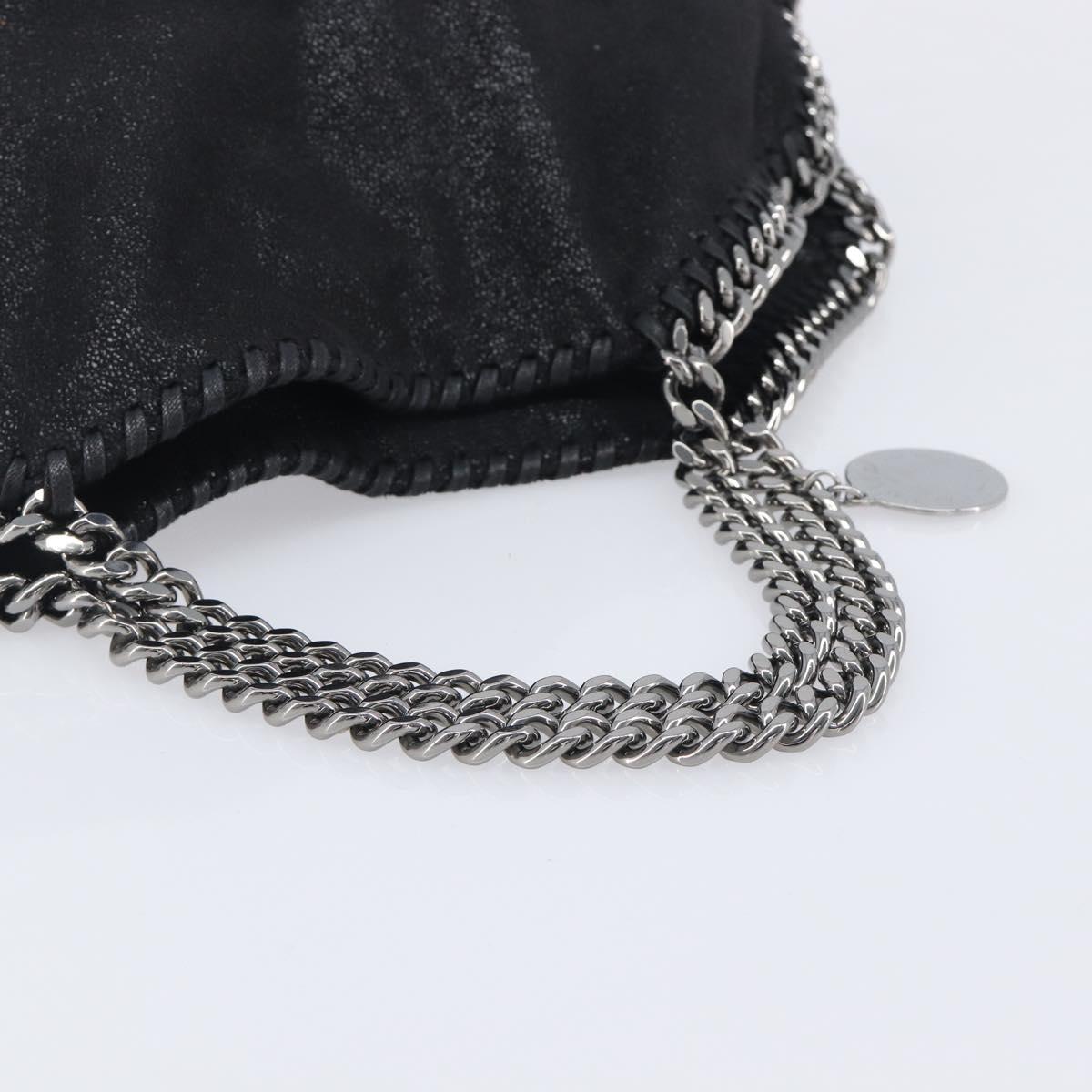 Stella McCartney Chain Falabella Bag Polyester 2way Black 234387 Auth 208795A