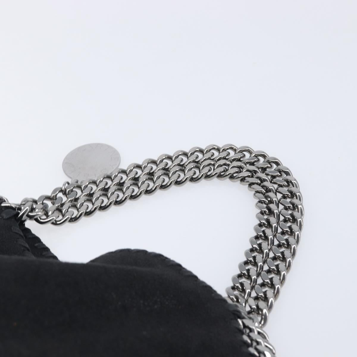 Stella McCartney Chain Falabella Bag Polyester 2way Black 234387 Auth 208795A