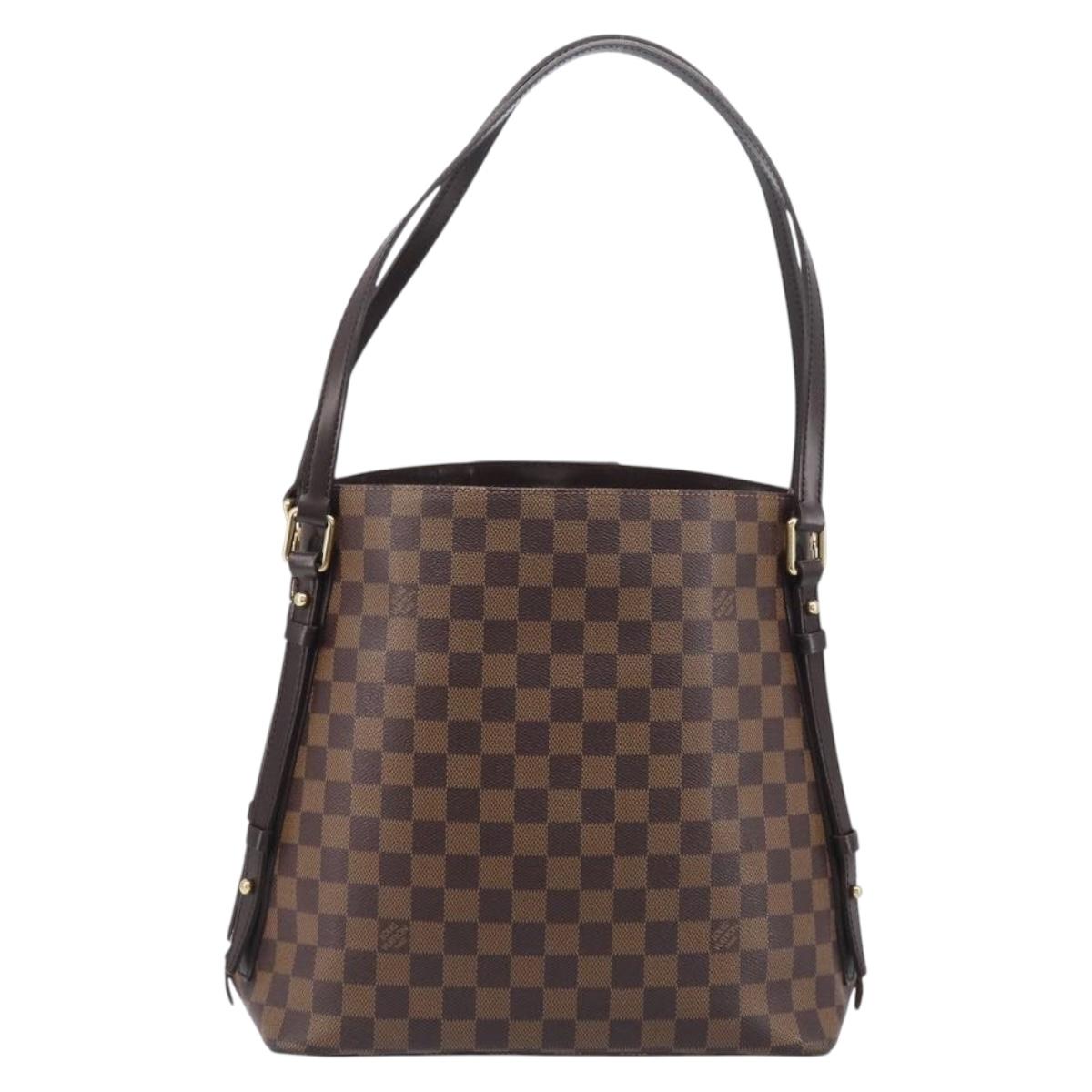 LOUIS VUITTON Damier Ebene Hippo Rivington Shoulder Bag N41108 LV Auth 208804SAM