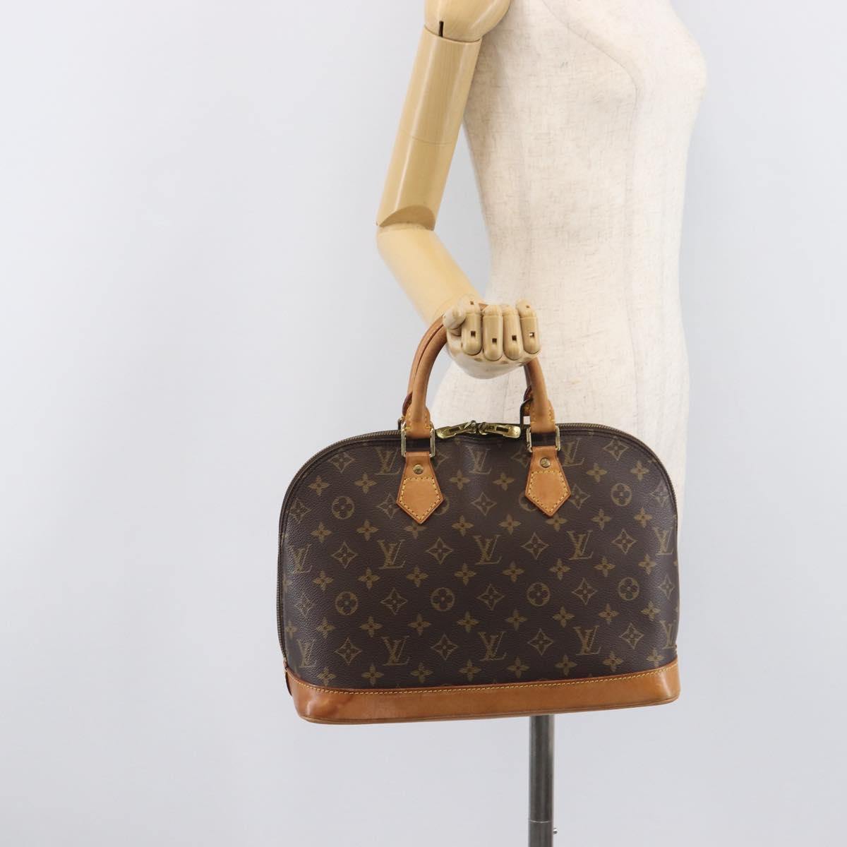 LOUIS VUITTON Monogram Alma PM Hand Bag M53151 LV Auth 208821