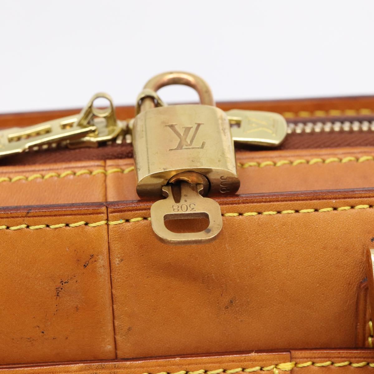 LOUIS VUITTON Nomad Negeb PM Hand Bag Beige M80317 LV Auth 208823