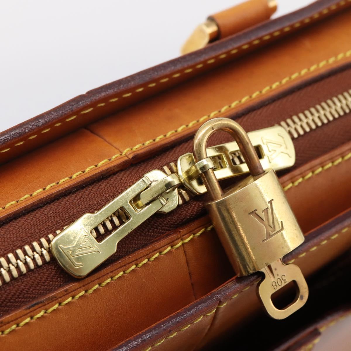 LOUIS VUITTON Nomad Negeb PM Hand Bag Beige M80317 LV Auth 208823
