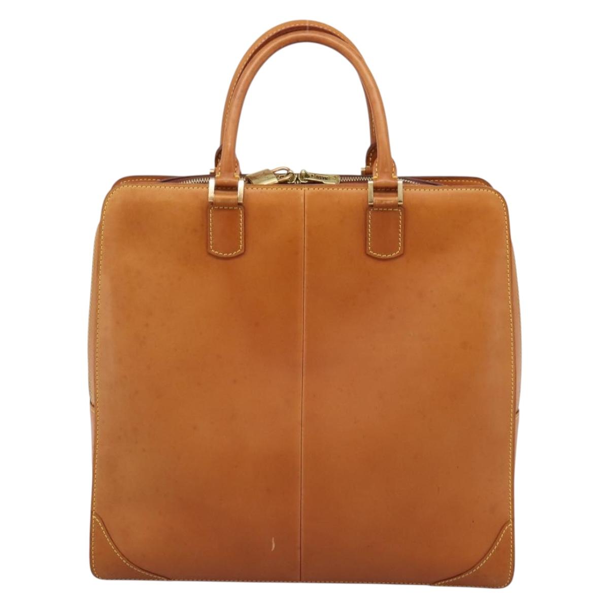 LOUIS VUITTON Nomad Negeb PM Hand Bag Beige M80317 LV Auth 208823