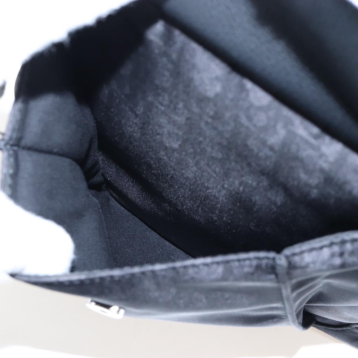 Christian Dior Trotter Motion Oblique Backpack Nylon Black Silver Auth 208828V
