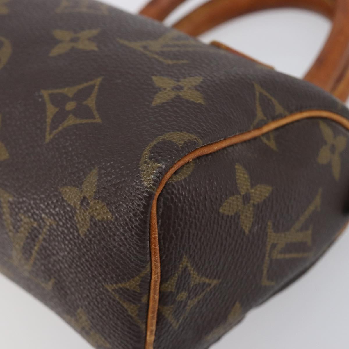 LOUIS VUITTON Monogram Mini Speedy Hand Bag M41534 LV Auth 208840