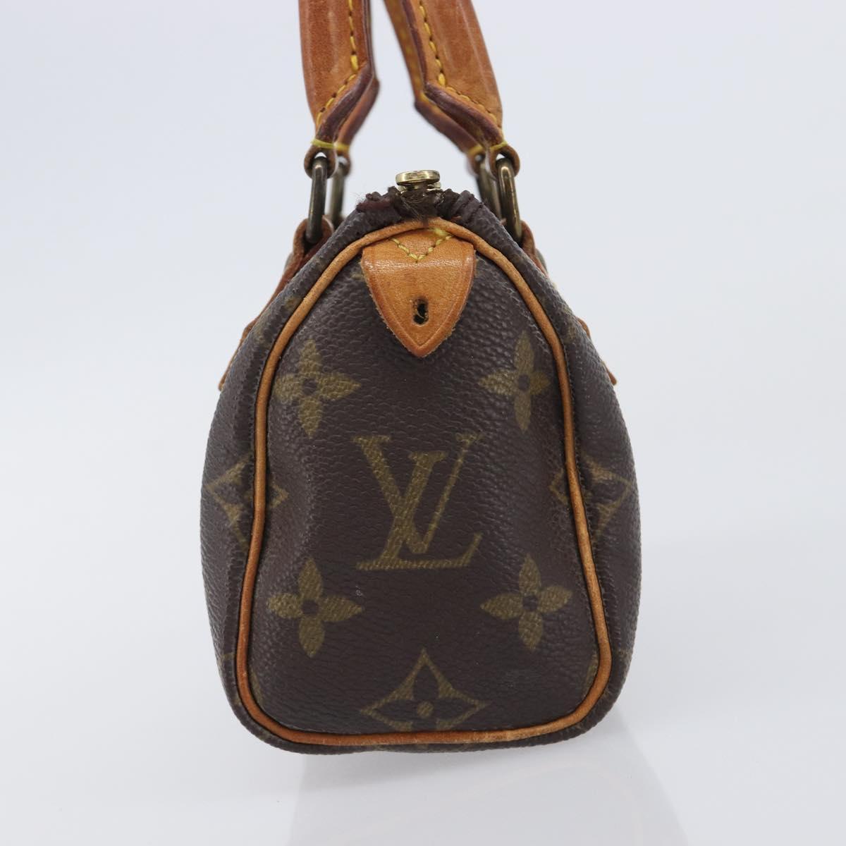 LOUIS VUITTON Monogram Mini Speedy Hand Bag M41534 LV Auth 208840