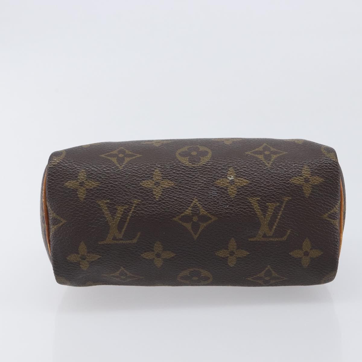 LOUIS VUITTON Monogram Mini Speedy Hand Bag M41534 LV Auth 208840
