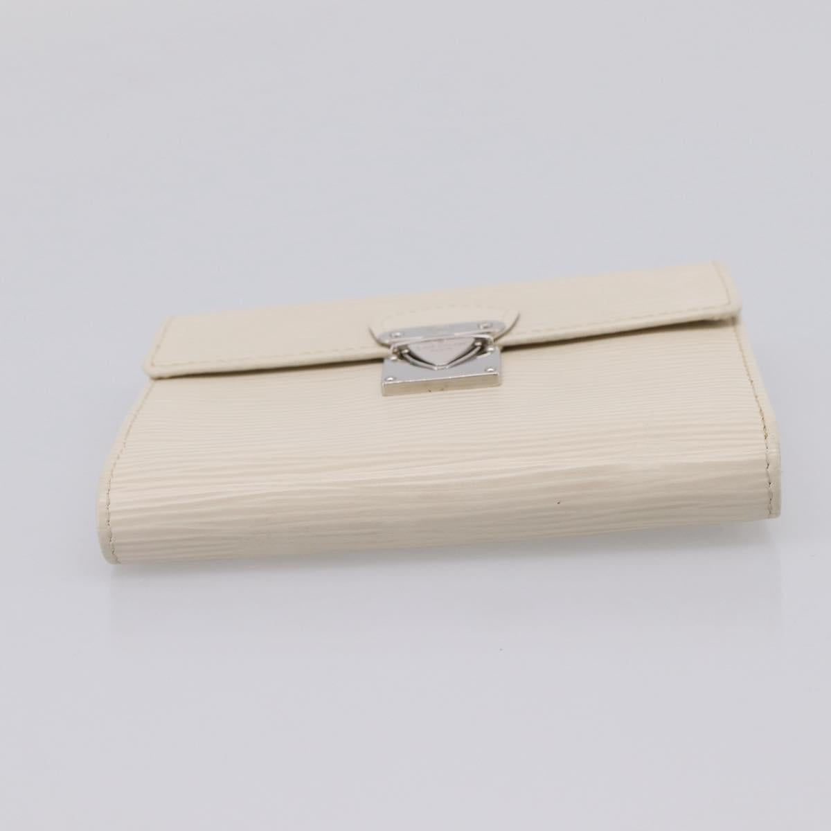 LOUIS VUITTON Epi Portefeuille Koala Wallet White M5801J LV Auth 208845V