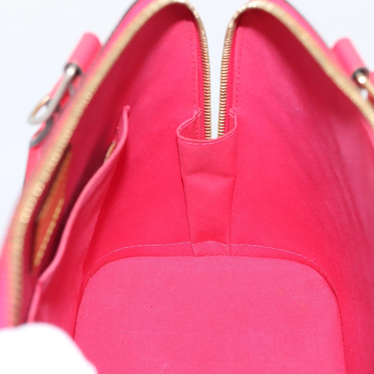 LOUIS VUITTON Monogram Vernis Alma PM Rouge Grunadine M91693 LV Auth 208851SAV