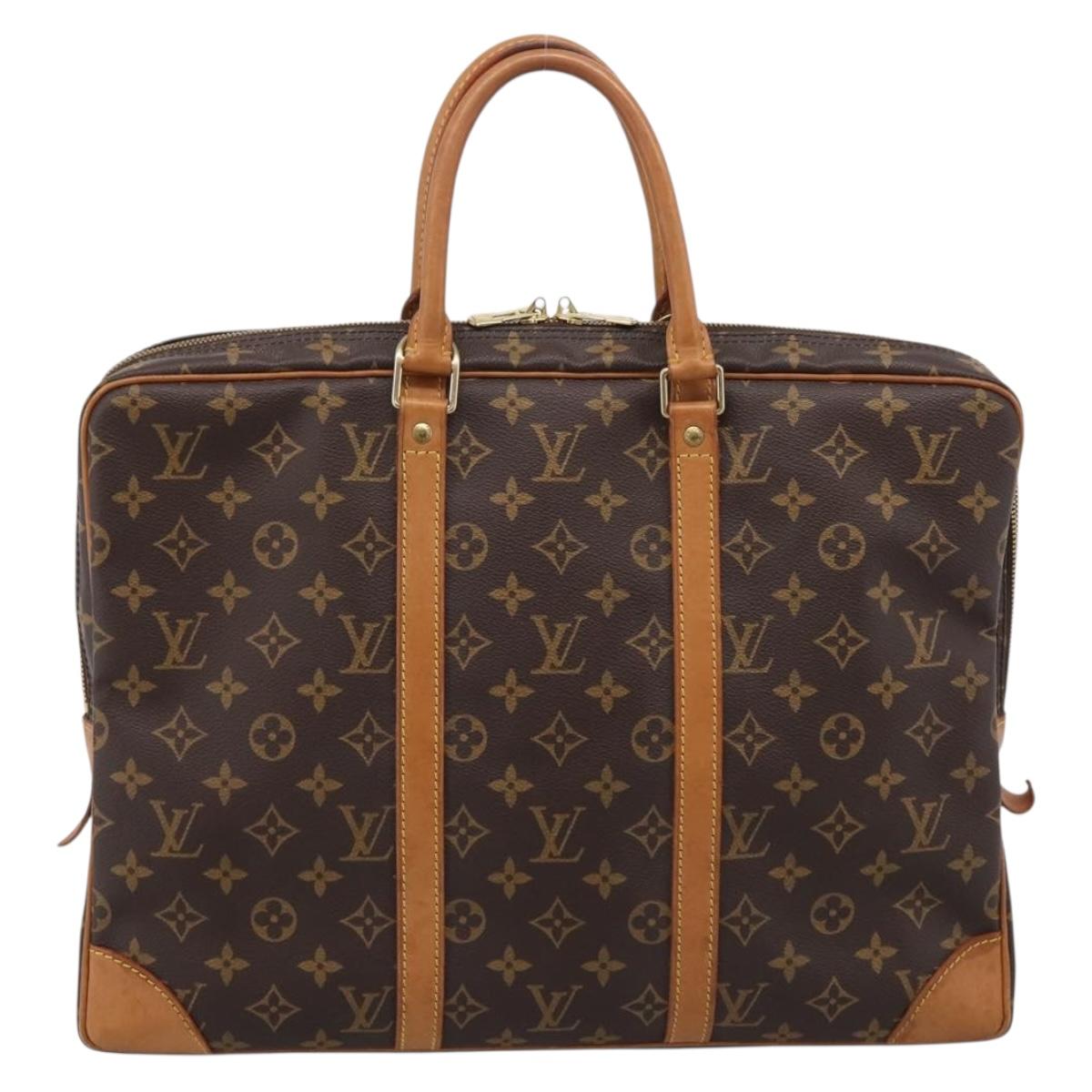 LOUIS VUITTON Monogram Porte Documents Voyage Business Bag M53361 LV Auth 208854