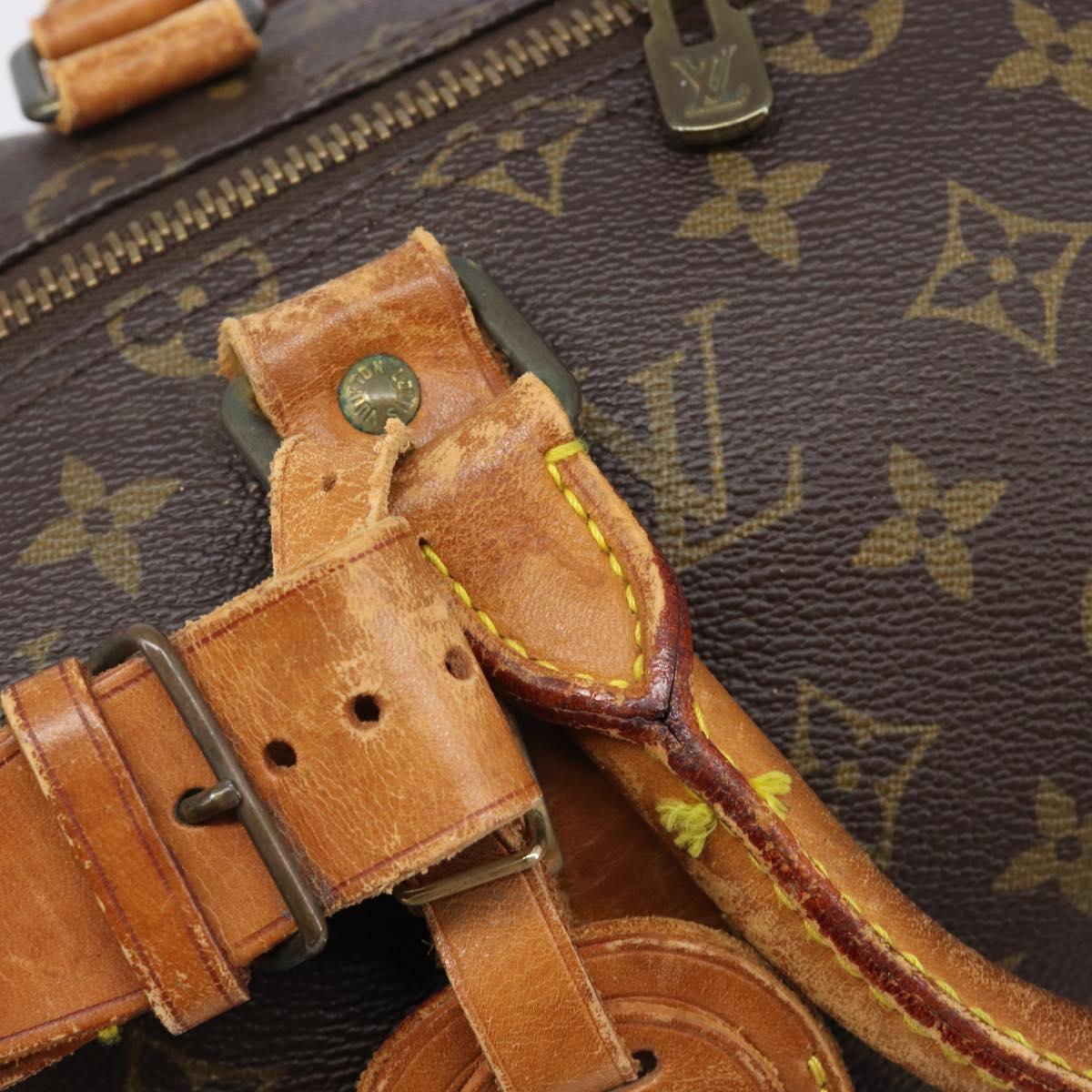 LOUIS VUITTON Monogram Keepall 50 Boston Bag M41426 LV Auth 208863