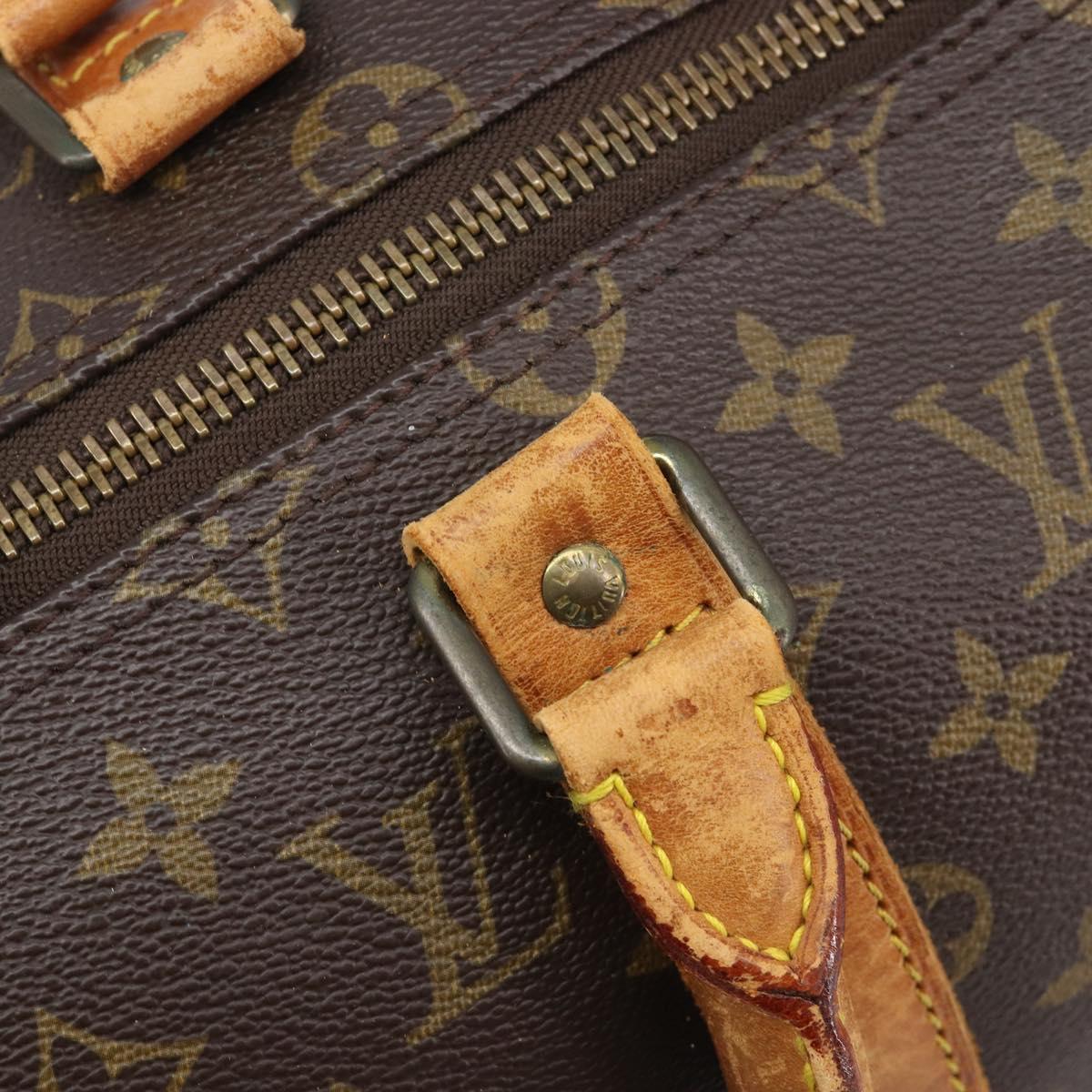 LOUIS VUITTON Monogram Keepall 50 Boston Bag M41426 LV Auth 208863
