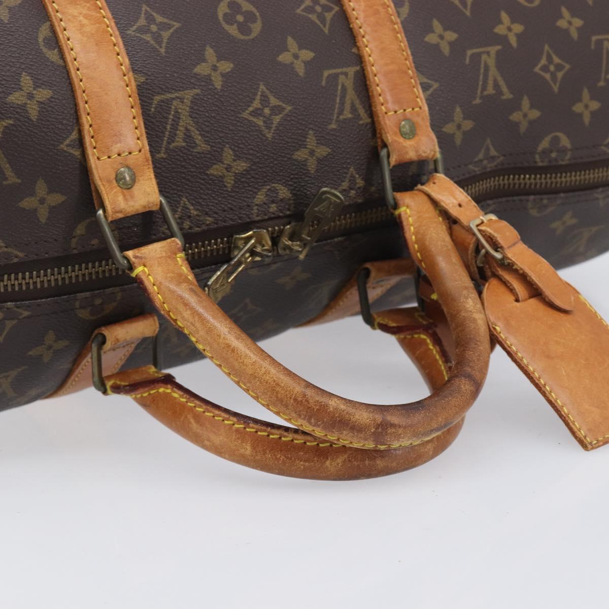 LOUIS VUITTON Monogram Keepall 50 Boston Bag M41426 LV Auth 208863