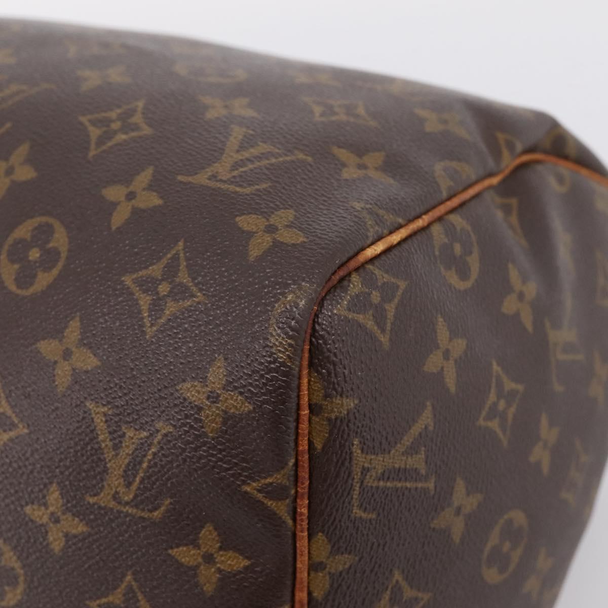 LOUIS VUITTON Monogram Speedy 30 Hand Bag M41526 LV Auth 208880