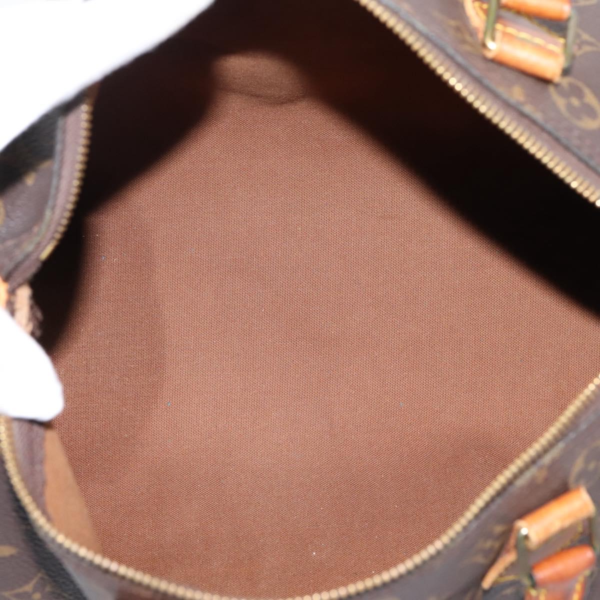 LOUIS VUITTON Monogram Speedy 30 Hand Bag M41526 LV Auth 208880