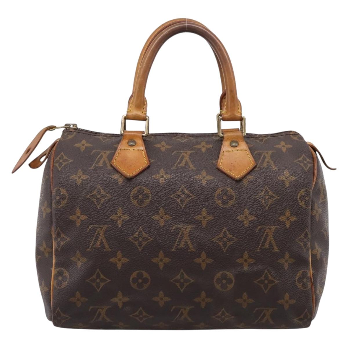 LOUIS VUITTON Monogram Speedy 25 Hand Bag M41528 LV Auth 208881A