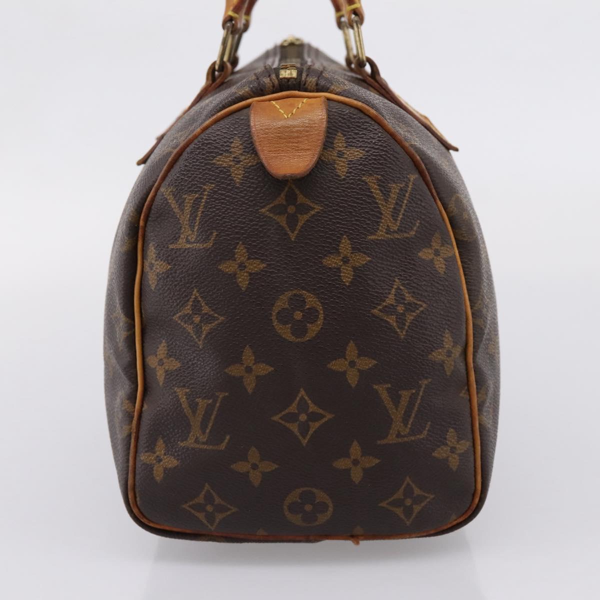 LOUIS VUITTON Monogram Speedy 25 Hand Bag M41528 LV Auth 208881A
