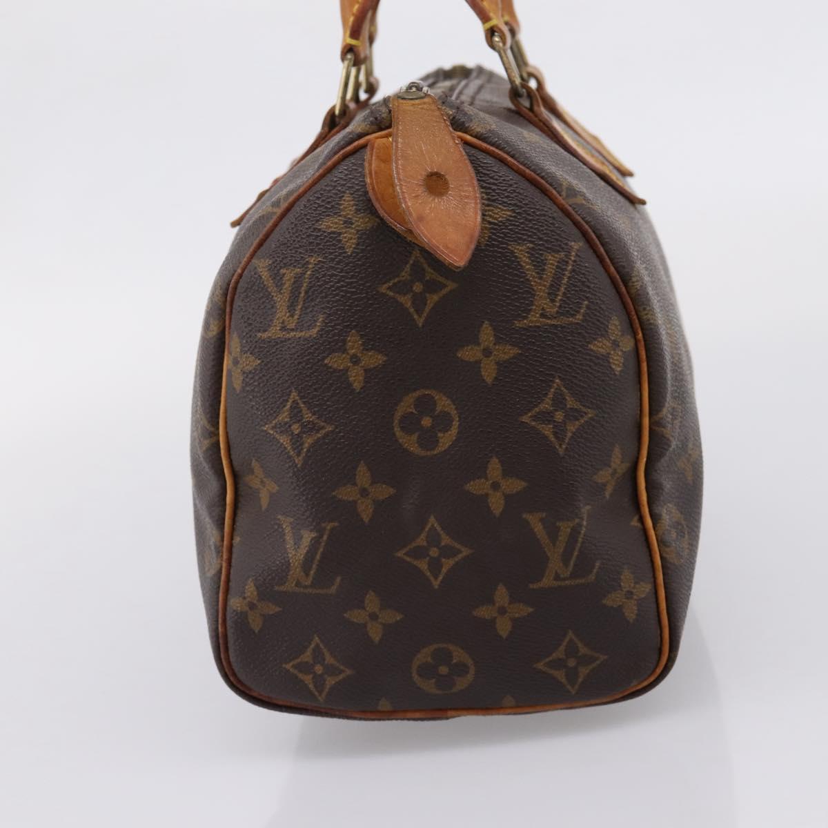LOUIS VUITTON Monogram Speedy 25 Hand Bag M41528 LV Auth 208881A