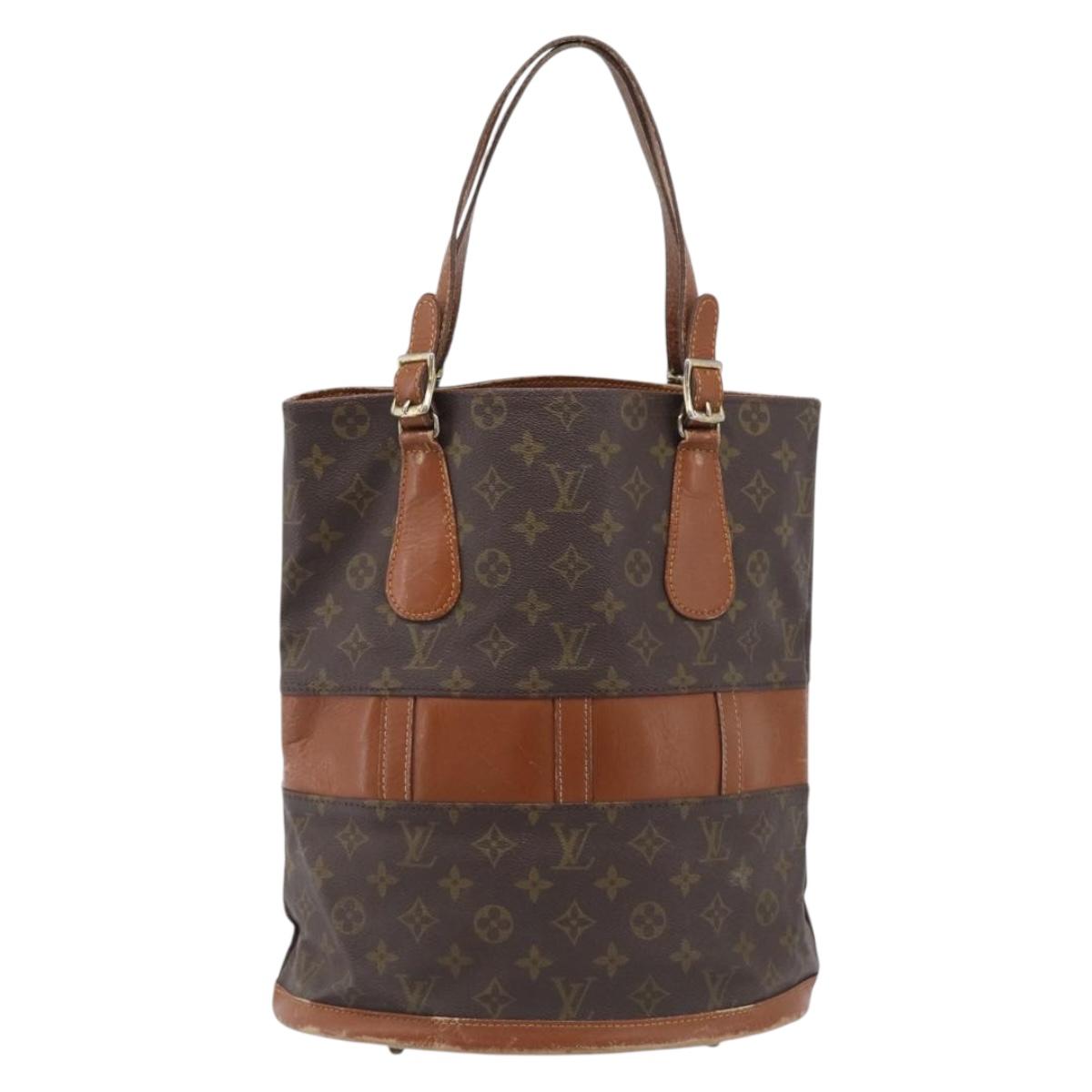 LOUIS VUITTON Monogram Bucket GM Shoulder Bag USA limited T42236 LV Auth 208895