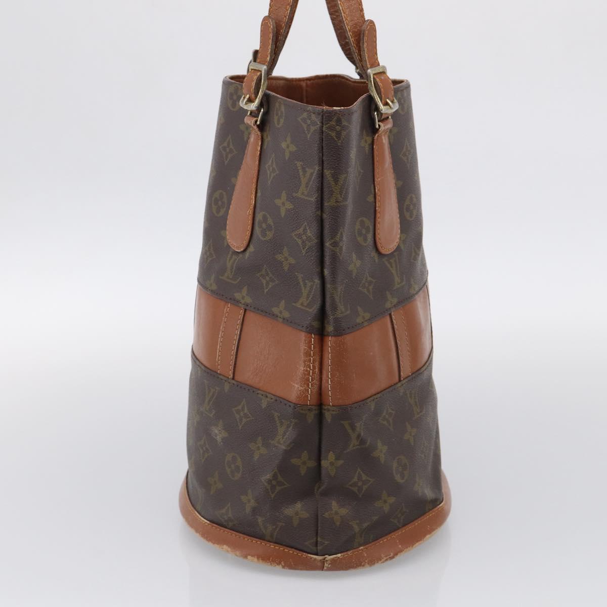 LOUIS VUITTON Monogram Bucket GM Shoulder Bag USA limited T42236 LV Auth 208895