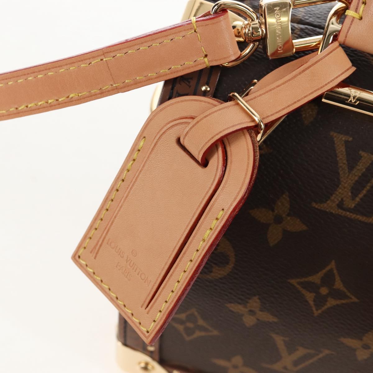LOUIS VUITTON Monogram Speedy Trunk20 Hand Bag M11154 LV Auth 209014SM