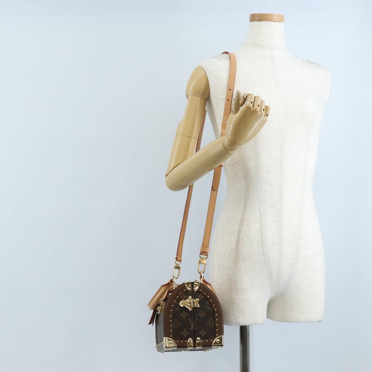 LOUIS VUITTON Monogram Speedy Trunk20 Hand Bag M11154 LV Auth 209014SM