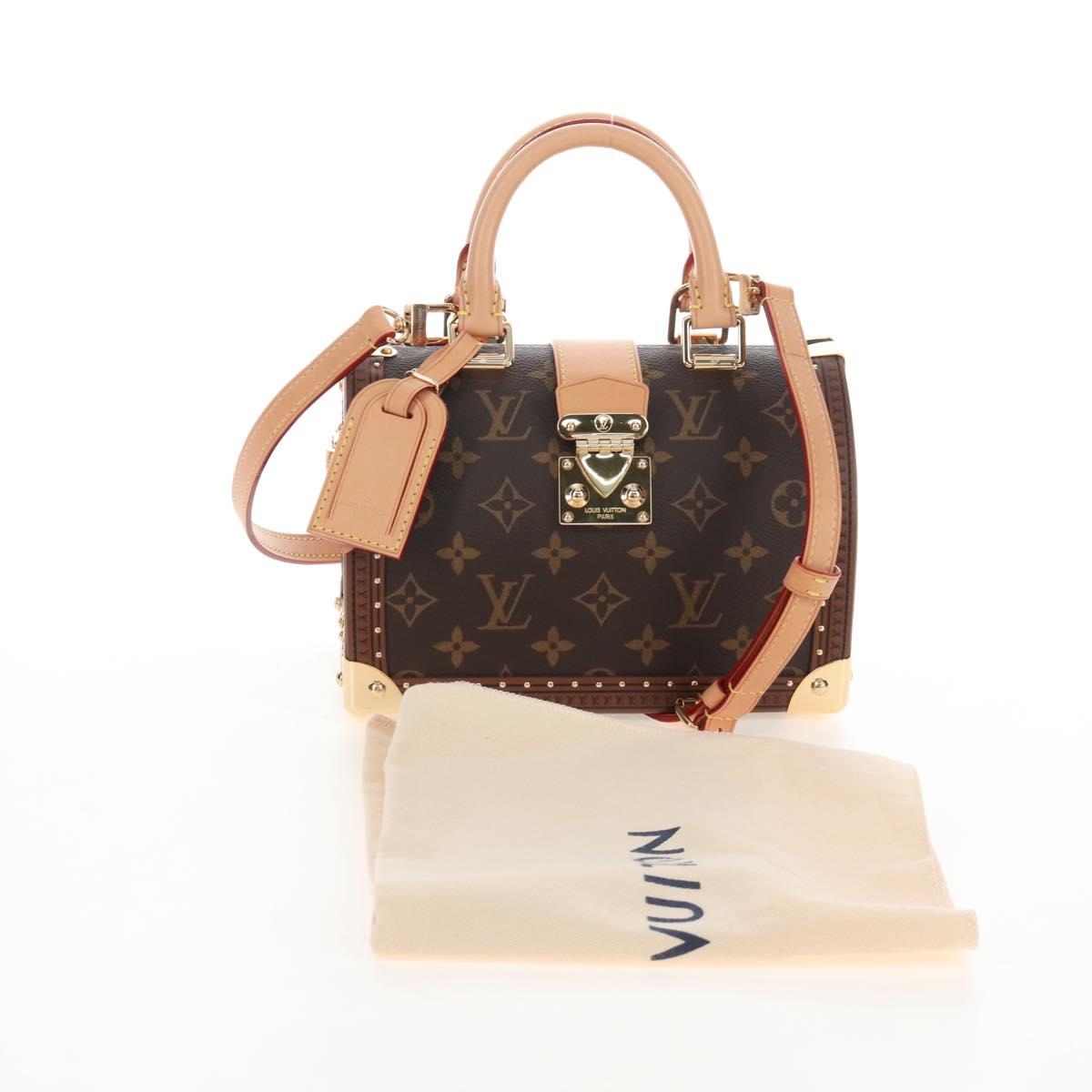 LOUIS VUITTON Monogram Speedy Trunk20 Hand Bag M11154 LV Auth 209014SM