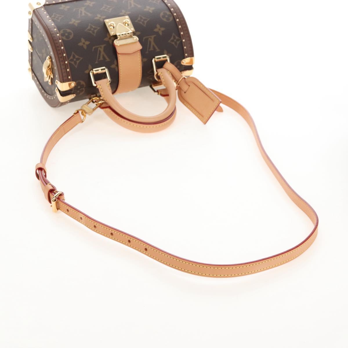 LOUIS VUITTON Monogram Speedy Trunk20 Hand Bag M11154 LV Auth 209014SM
