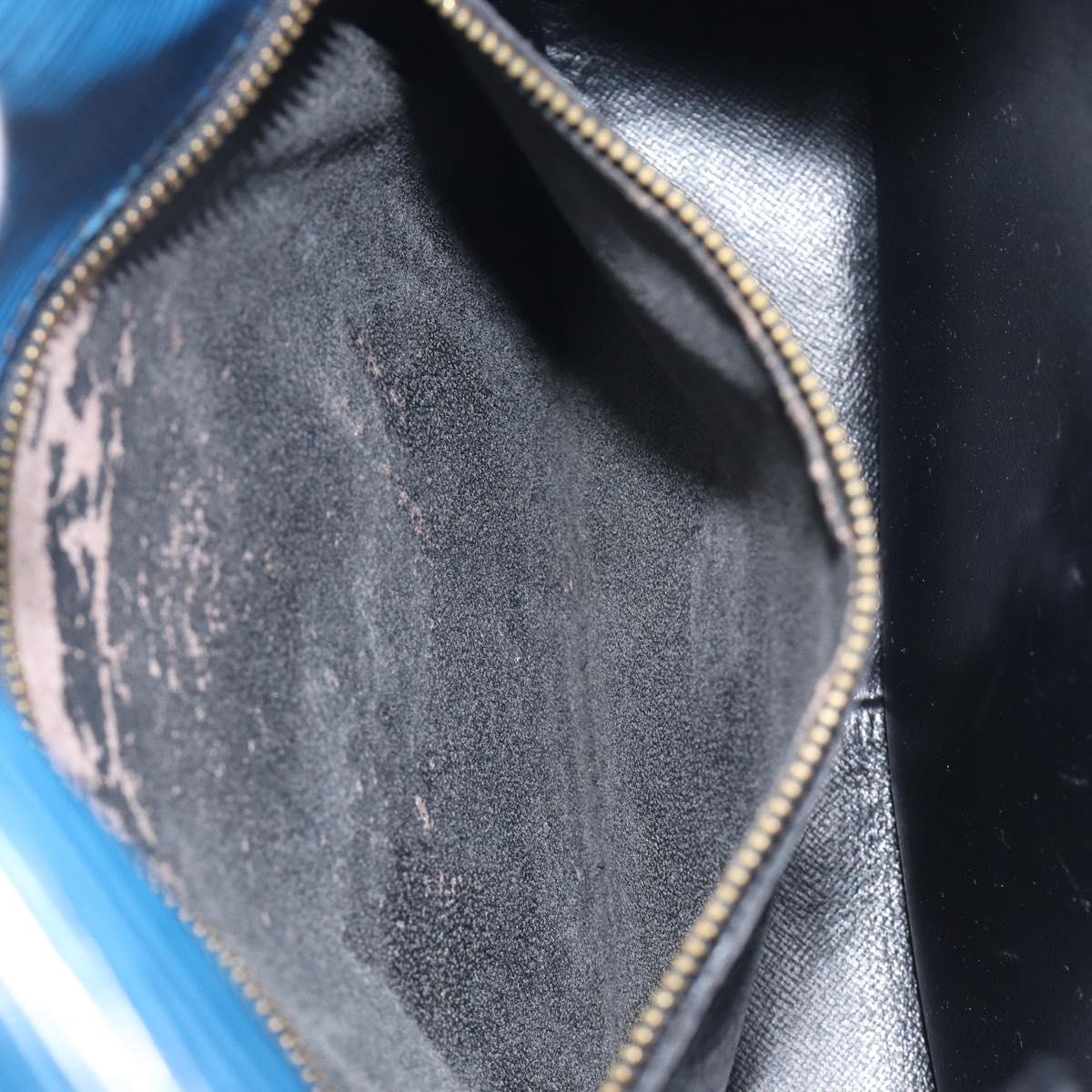 LOUIS VUITTON Epi Saint Cloud GM Shoulder Bag Toledo Blue M52195 LV Auth 209019