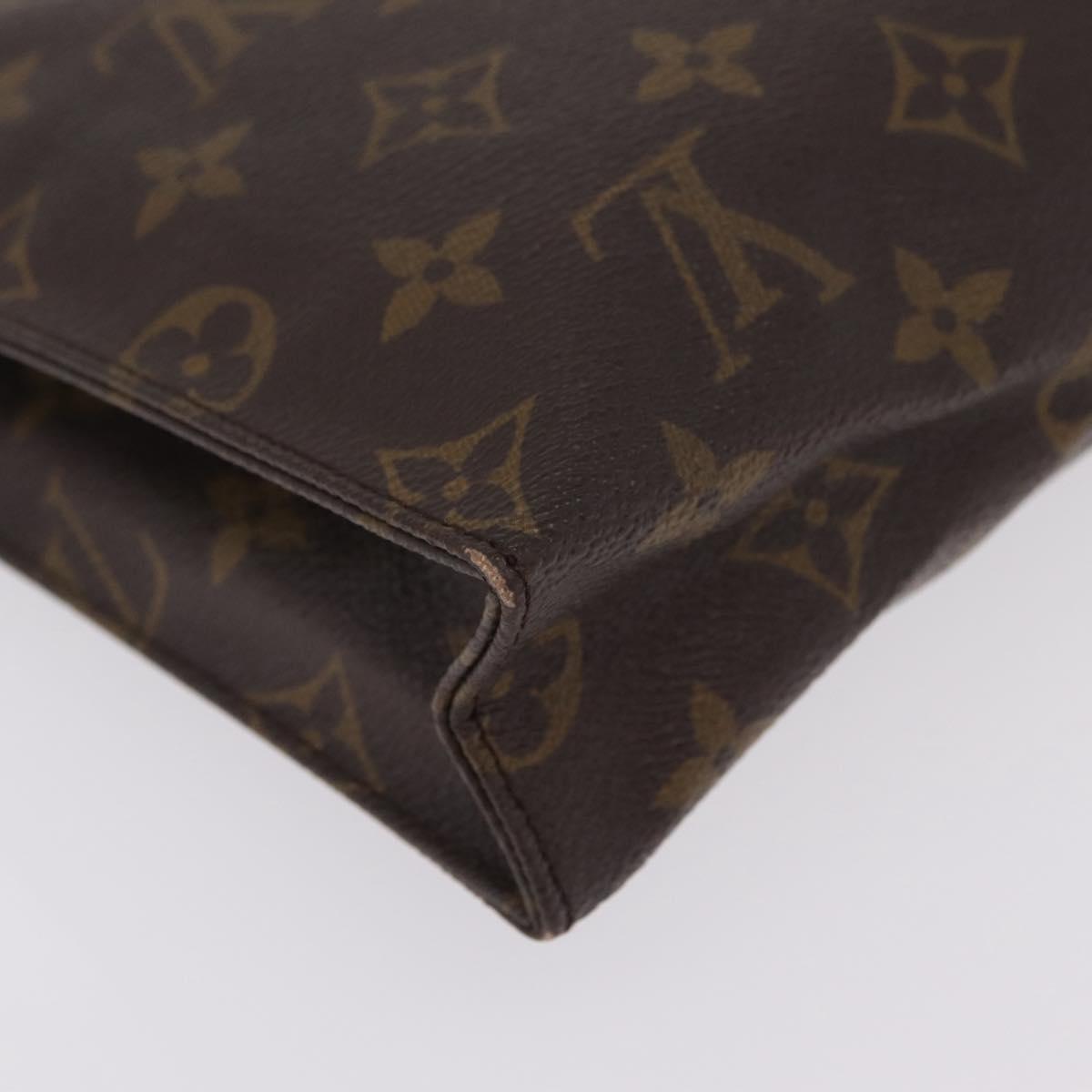 LOUIS VUITTON Monogram Poche Toilette 26 Pouch M47542 LV Auth 209020A