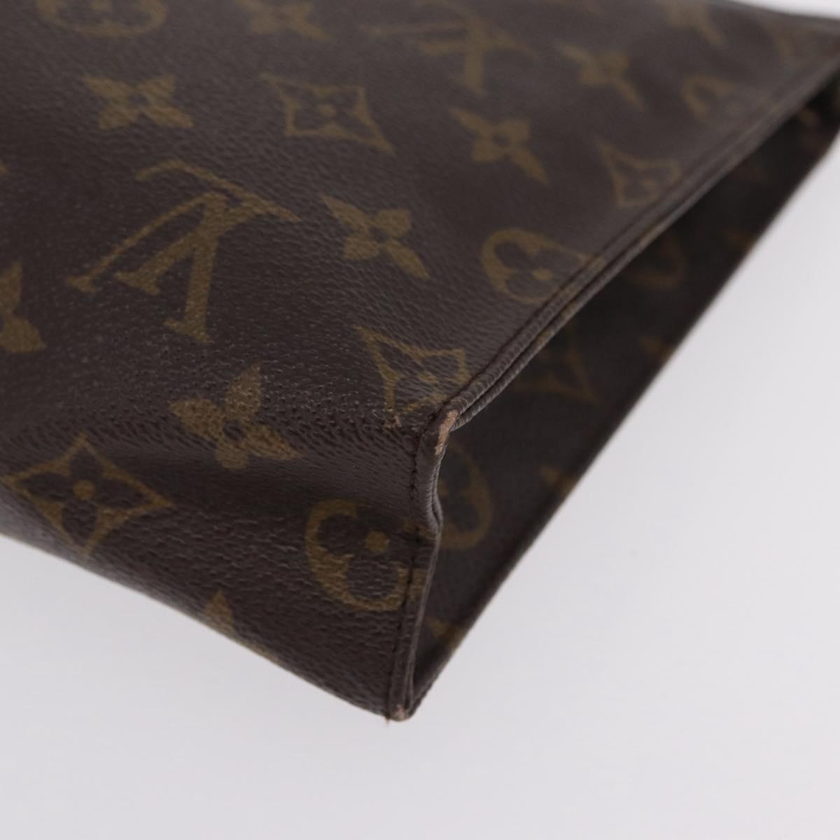 LOUIS VUITTON Monogram Poche Toilette 26 Pouch M47542 LV Auth 209020A