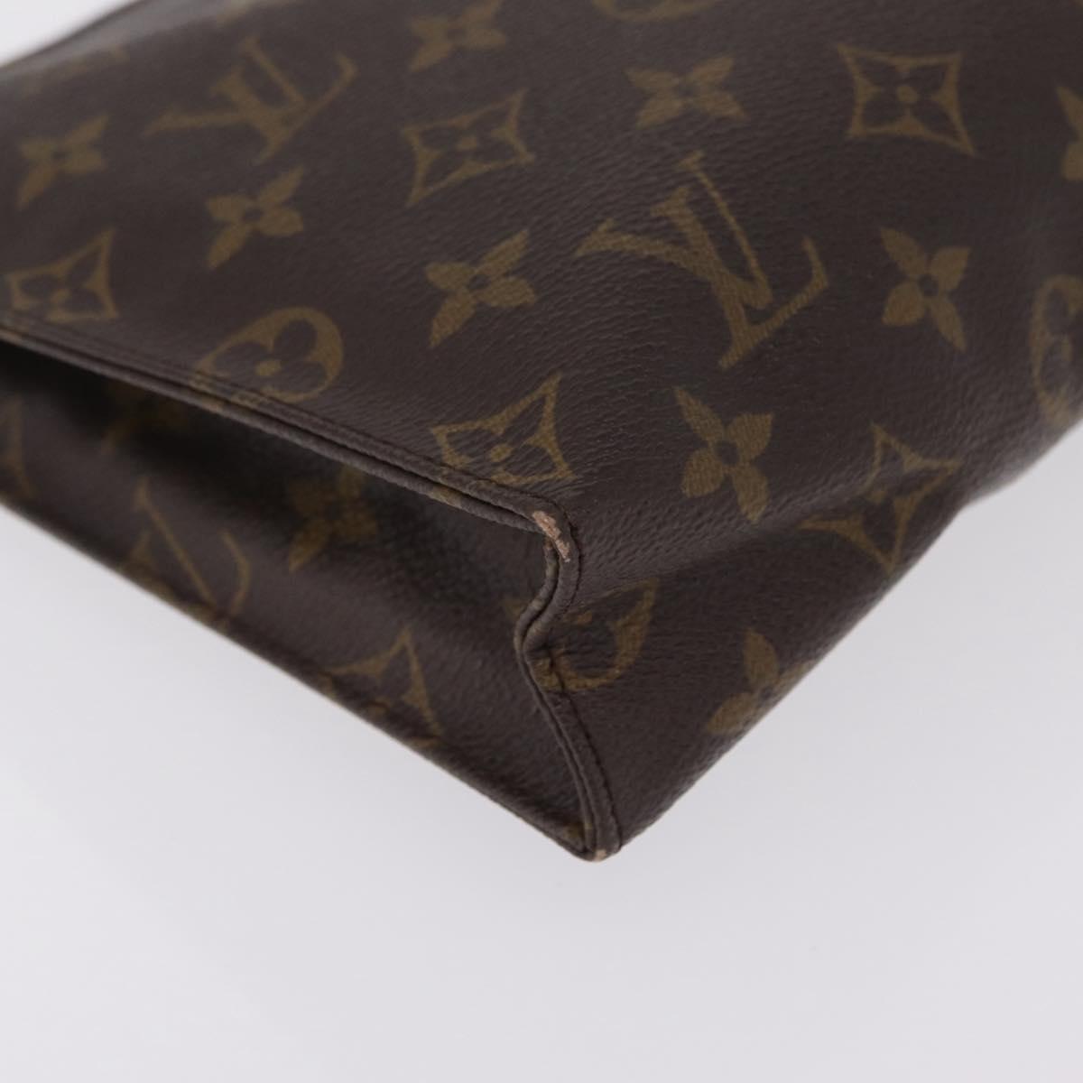 LOUIS VUITTON Monogram Poche Toilette 26 Pouch M47542 LV Auth 209020A