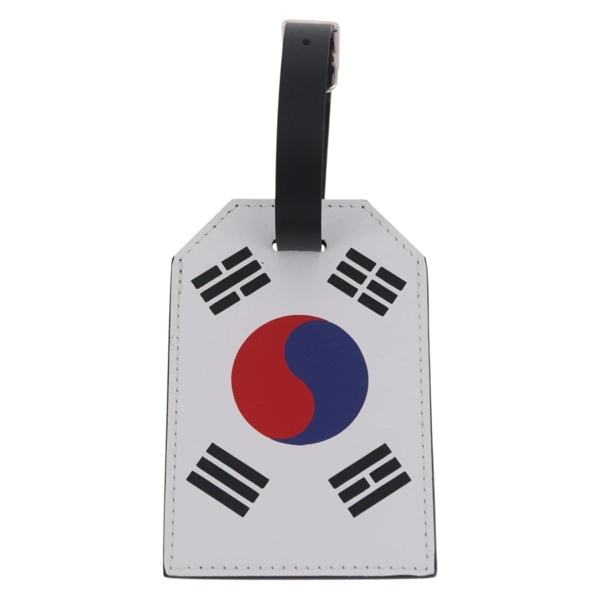 LOUIS VUITTON Epi Name Tag Korea World Cup Limited Edition Red LV Auth 209022M