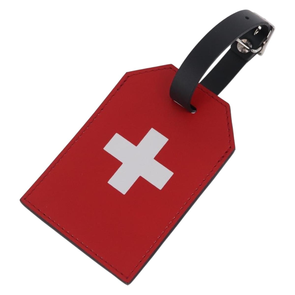 LOUIS VUITTON Epi Name Tag Switzerland World Cup Limited Edition LV Auth 209024M