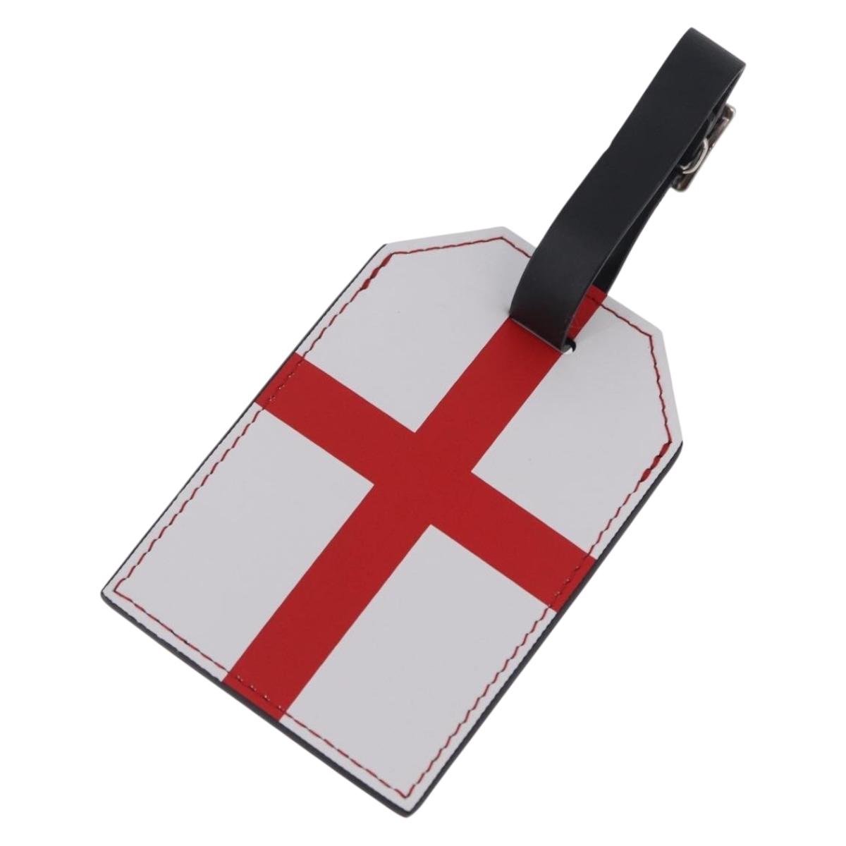 LOUIS VUITTON Epi Name Tag England World Cup Limited Edition Black Auth 209029M