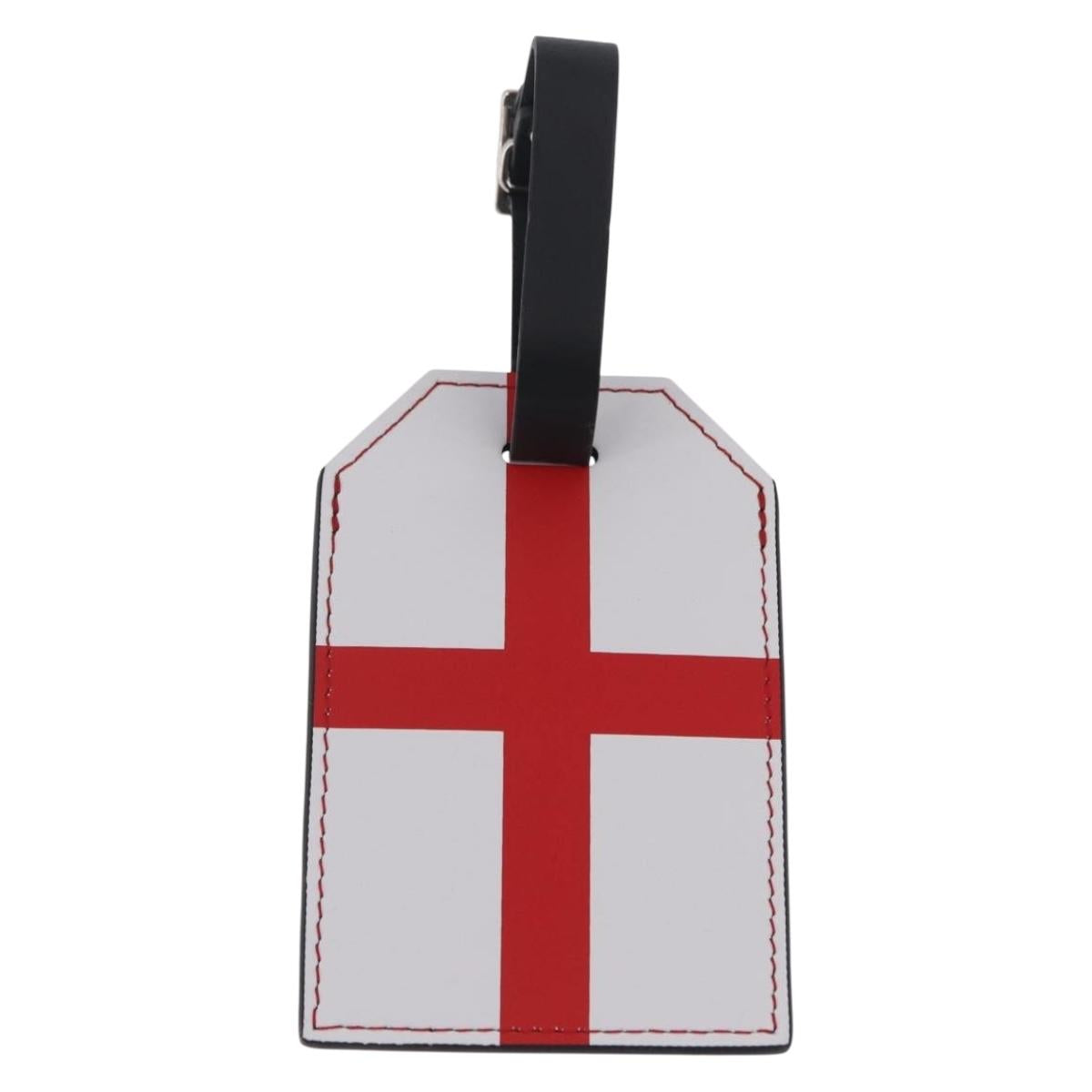 LOUIS VUITTON Epi Name Tag England World Cup Limited Edition Black Auth 209029M